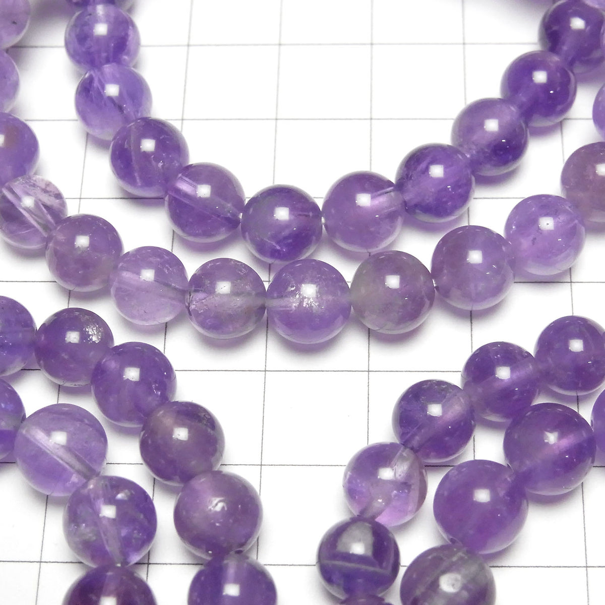 Amethyst AA Round 8mm Bracelet