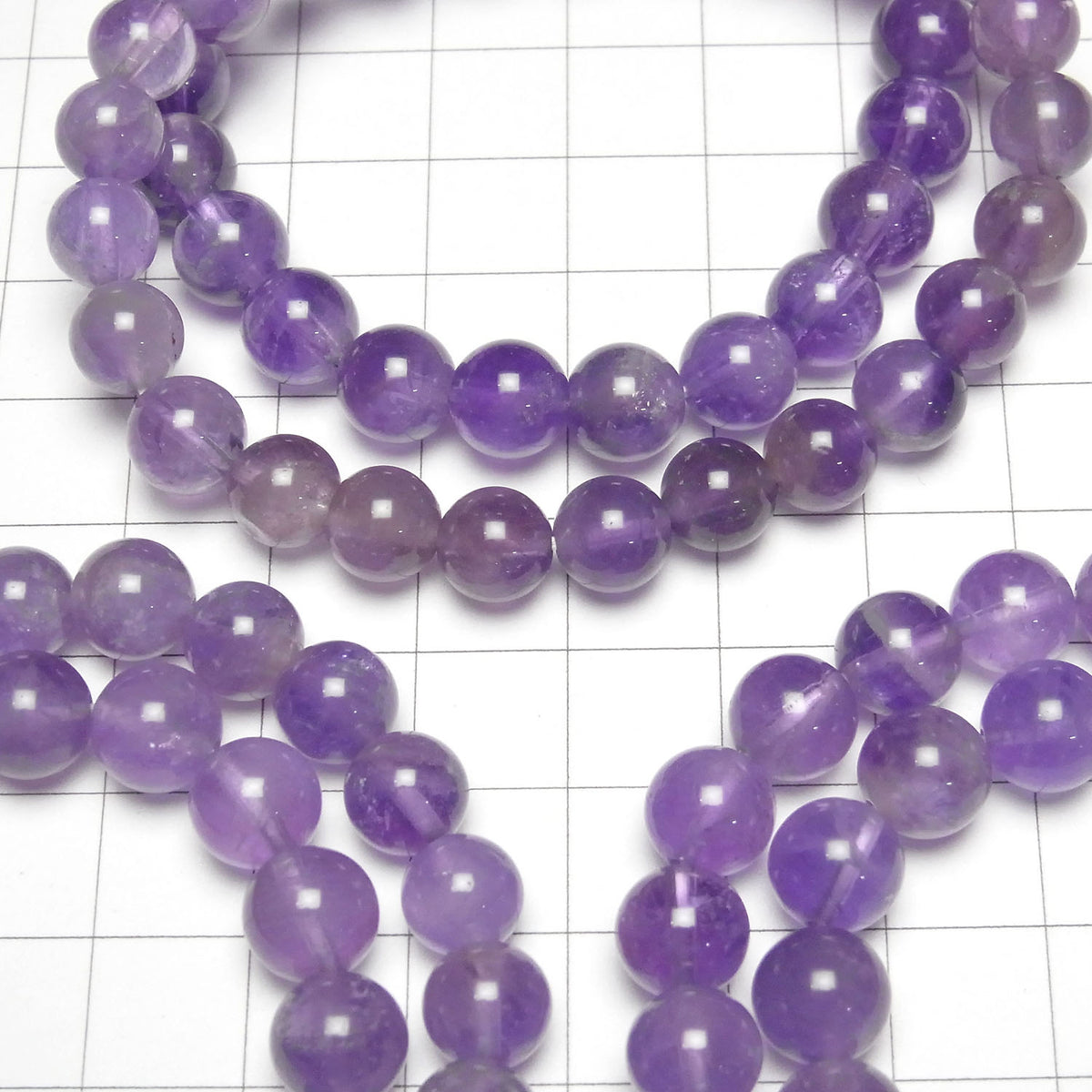 Amethyst AA Round 8mm Bracelet