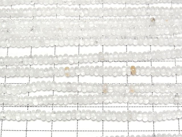 Kristall AA++ Rondelle 4x4x2mm 1Strang Perlen (ca. 15 Zoll/36cm)