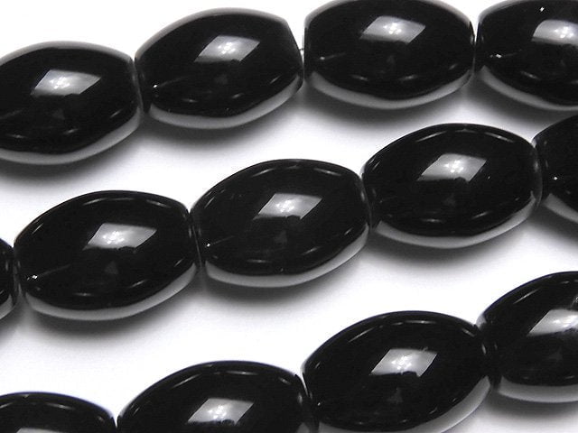 Onyx AAA Rice 18x13x13mm half or 1strand beads (aprx.15inch/36cm)