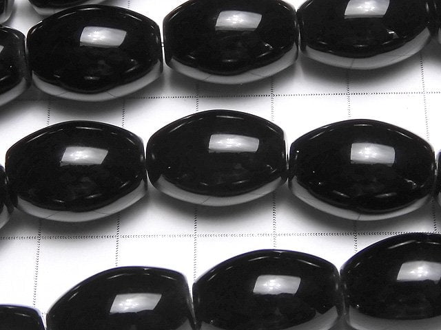 Onyx AAA Rice 18x13x13mm half or 1strand beads (aprx.15inch/36cm)