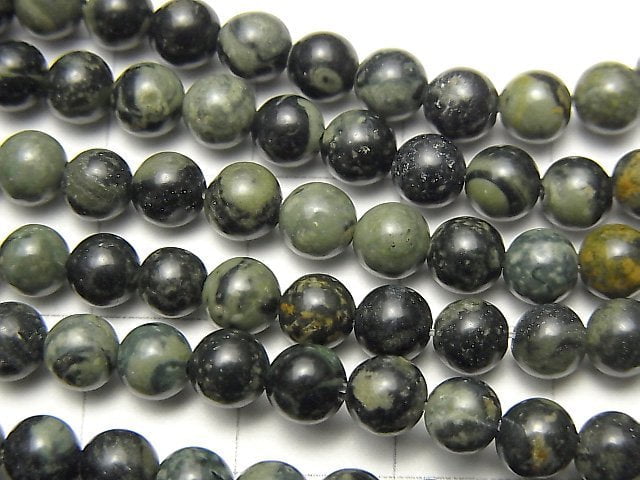 Kambaba Jasper Round 4.5mm 1strand beads (aprx.15inch / 36cm)