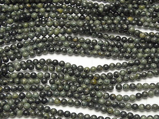 Kambaba Jasper Round 4.5mm 1strand beads (aprx.15inch / 36cm)