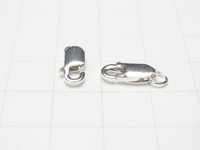 Silver925 Lobster (with Jump Ring) 8mm,10mm,12mm,14mm No coating 1pc