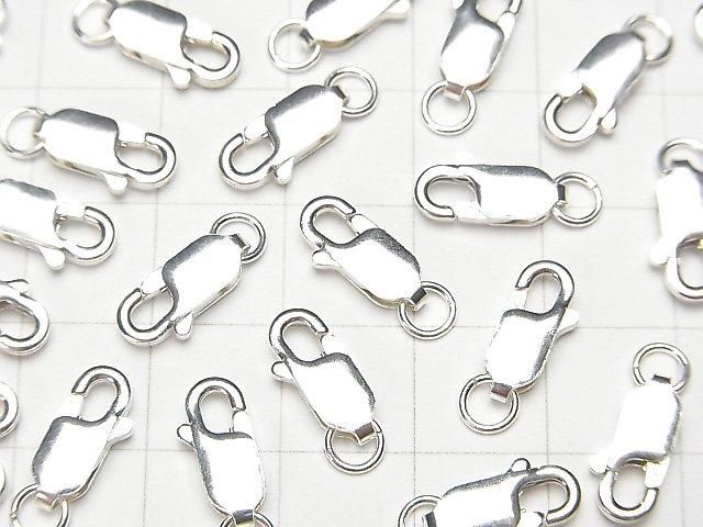 Silver925 Lobster (with Jump Ring) 8mm,10mm,12mm,14mm No coating 1pc