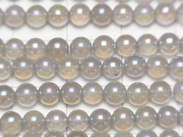 1strand $5.79! Flash, gray Onyx Round 4mm 1strand beads (aprx.15inch / 38cm)