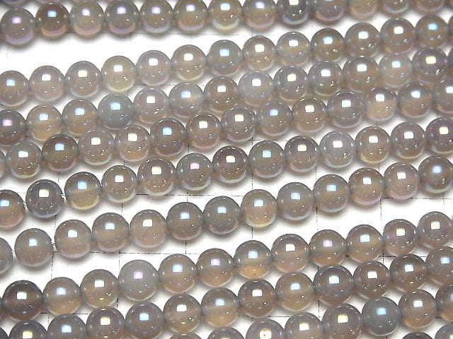 1strand $5.79! Flash, gray Onyx Round 6mm 1strand beads (aprx.15inch / 37cm)