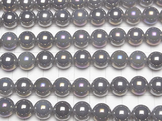 1strand $9.79! Flash, gray Onyx Round 12mm 1strand beads (aprx.14inch / 35cm)