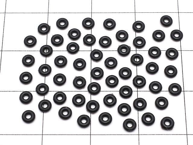 100 pièces 4,79 $ ! Bague en silicone (Pare-pierres) 3 x 3 x 1 mm Noir 100 pièces