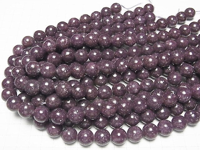 Lepidolite AAA Round 14mm 1/4 or 1strand beads (aprx.15inch/38cm)