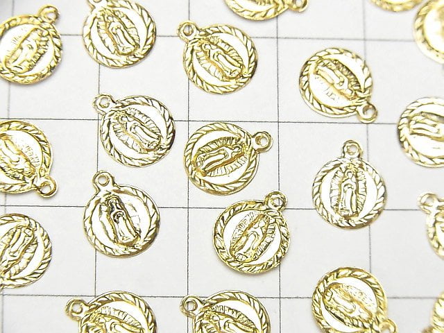 14KGF Charm 10x8,5mm Wundermedaille 1Stück