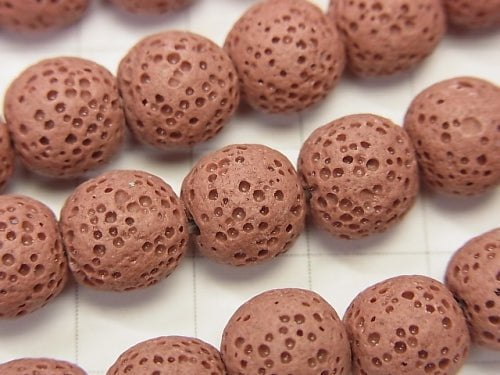1strand $3.79! Red color Lava Round 6, 8, 10, 12 mm 1strand beads (aprx.15inch / 36 cm)