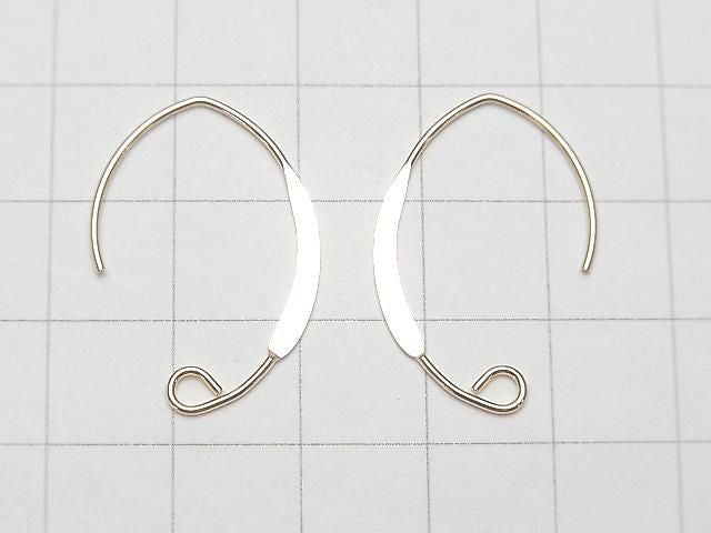 14KGF Marquise Earwire 26x18mm 1pair
