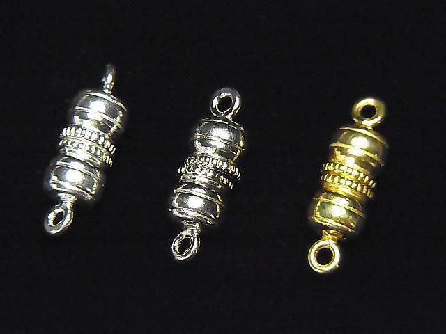 Fermoir magnétique Argent 925 18x6x6mm 1 paire (2 pièces)
