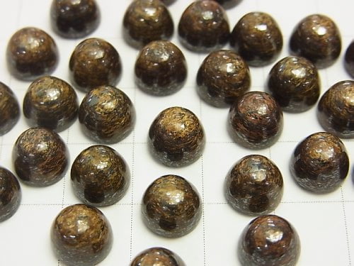 Bronzite Round Cabochon 8x8x6mm 5pcs $2.19!