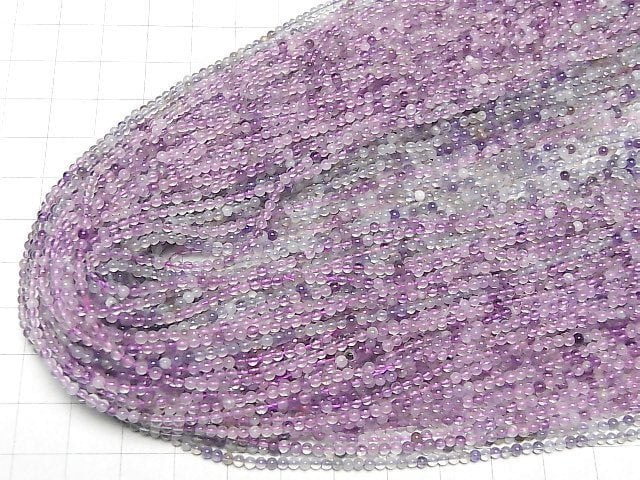 Multicolor Fluorit AAA- rund 2mm 1Strang Perlen (ca. 15 Zoll / 38 cm)