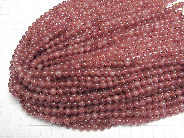 Hochwertige Muskovit AAA Rund 6mm 1 Strang Perlen (ca. 15 Zoll / 37 cm)