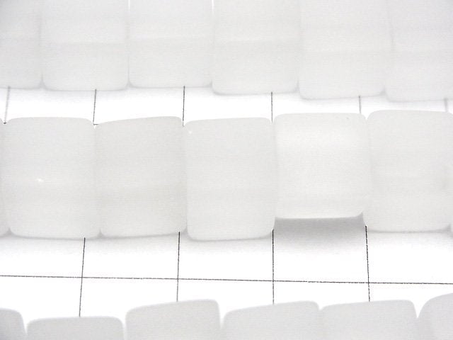 Frosted Crystal Quartz Würfel 10x10x10mm halbe oder 1Strang Perlen (ca. 15inch/37cm)