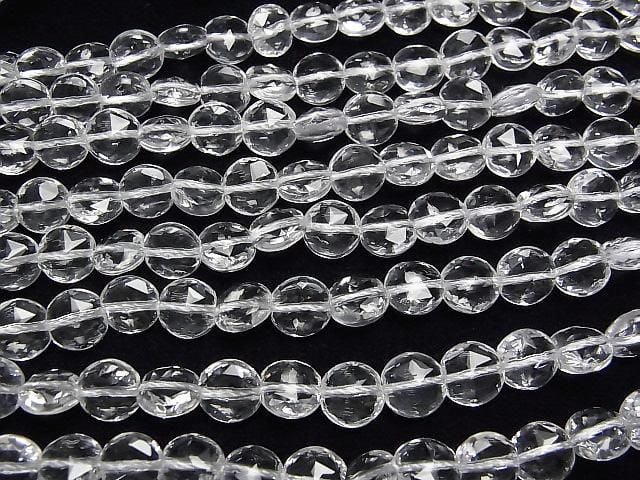 Haute Qualité ! Quartz Cristal AAA Pièce Facettée Étoile 8x8x5mm 1/4 ou 1 fil perles (env.15inch/38cm)