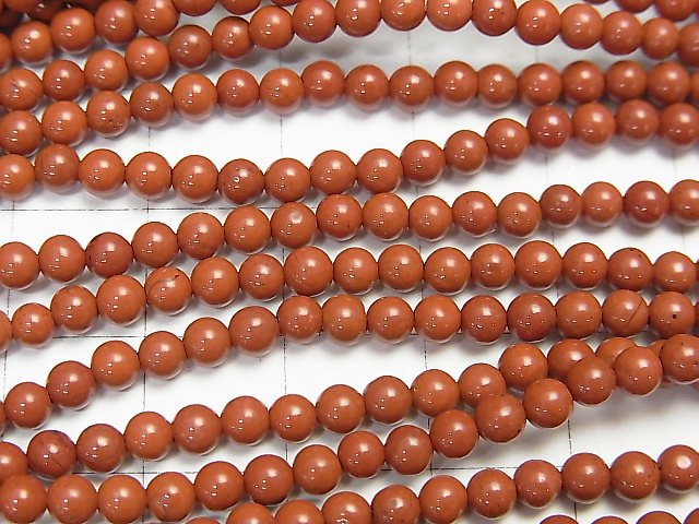 1strand $3.79! Red Jasper AAA Round 3mm 1strand beads (aprx.15inch / 38cm)