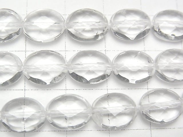 Kristall AA++ facettierte Oval 10x8x4mm halbe oder 1 Strang Perlen (ca. 15 Zoll / 37 cm)