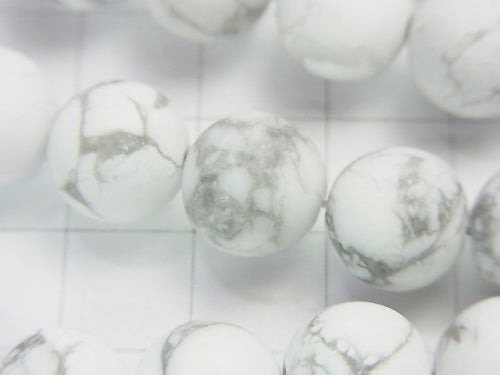 1strand $6.79! Frost Howlite Magnesite Round 10mm 1strand beads (aprx.15inch / 36cm)