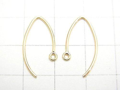 14KGF Marquise Earwire 20mm 1pair