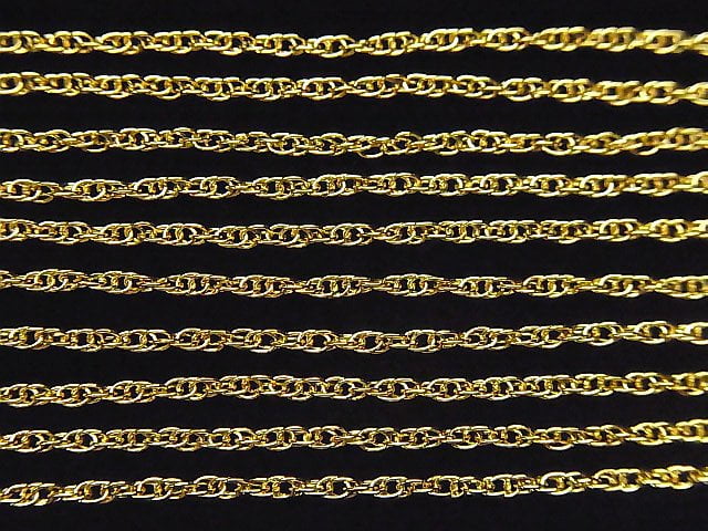 14KGF Rope Chain 1.7mm 10cm