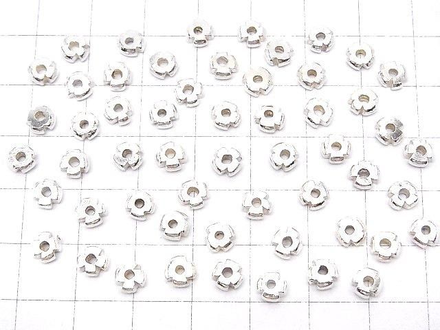 純銀扁珠 5x5x2公釐 2件