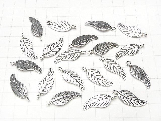 Karen 銀葉吊飾 26x10mm 1個