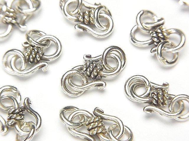 Anneau de jonction en argent Karen avec crochet en S 12x9mm 1pc