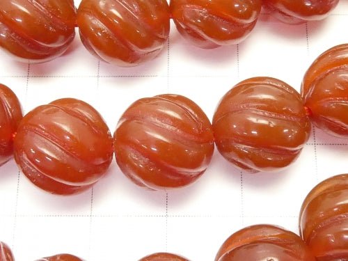 1strand $11.79! Red Agate Round 12mm S Line Twist 1strand beads (aprx.15inch / 38cm)