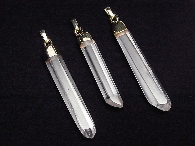 Crystal AAA- Point Pendant Gold color 1pc