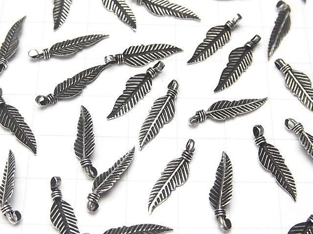 Silver 925 Feather Pendant 18x5mm 3pcs