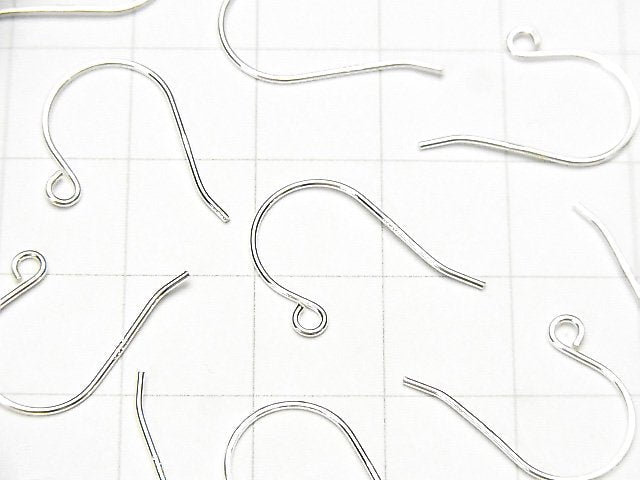 Silver925 Earwire 16x10mm No coating 2pairs