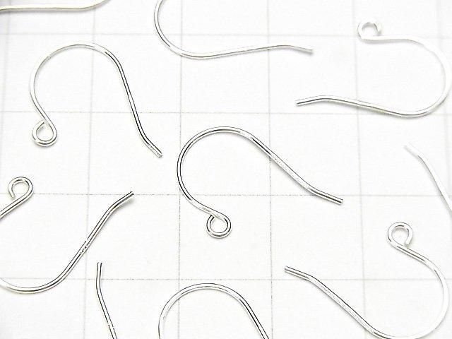 925純銀耳勾 16x10mm 無電鍍 2對