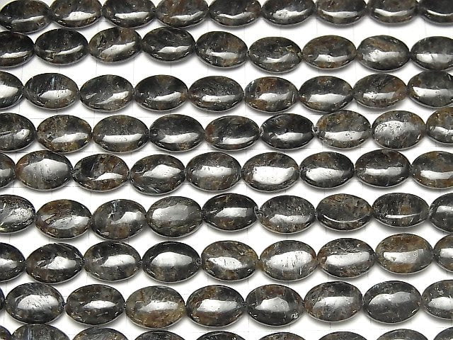 Nuumit Oval 14x10x5mm 1Strang Perlen (ca. 15 Zoll / 38 cm)