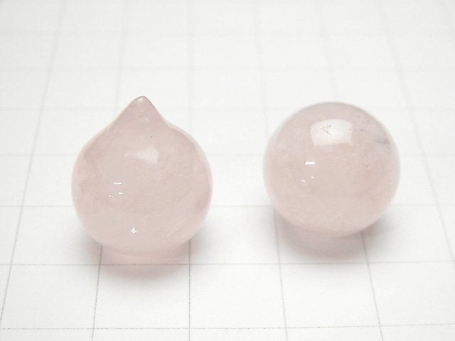 Rosenquarz AA++ Juwel (Mani) 18x15x15mm 1 Stück
