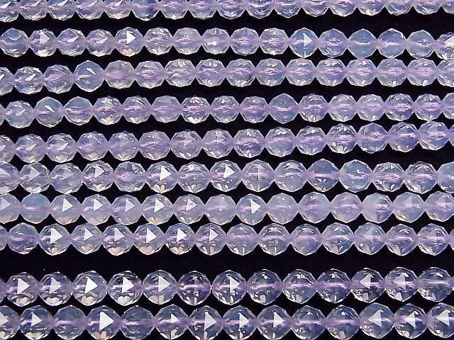 Scorolite AAA-星刻面圓珠 8mm 1/4 或 1 串珠(約 15 英寸/38 公分)高品質!