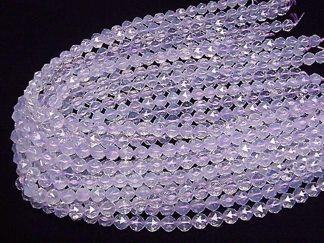 Scorolite AAA-星刻面圓珠 8mm 1/4 或 1 串珠(約 15 英寸/38 公分)高品質!