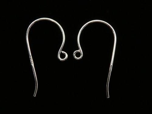 925純銀耳勾 18x10mm 無電鍍 2對