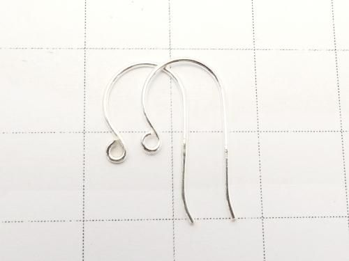925純銀耳勾 18x10mm 無電鍍 2對
