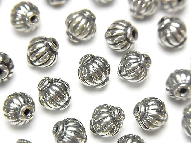 Silver 925 Design Beads 7x6x6mm 2pcs