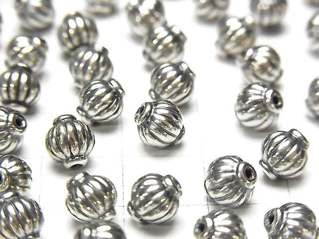 Silver 925 Design Beads 7x6x6mm 2pcs