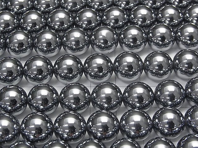 Terahertz Round 12mm half or 1strand beads (aprx.15inch/36cm)