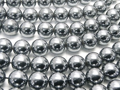 Terahertz Round 14mm half or 1strand beads (aprx.15inch/36cm)