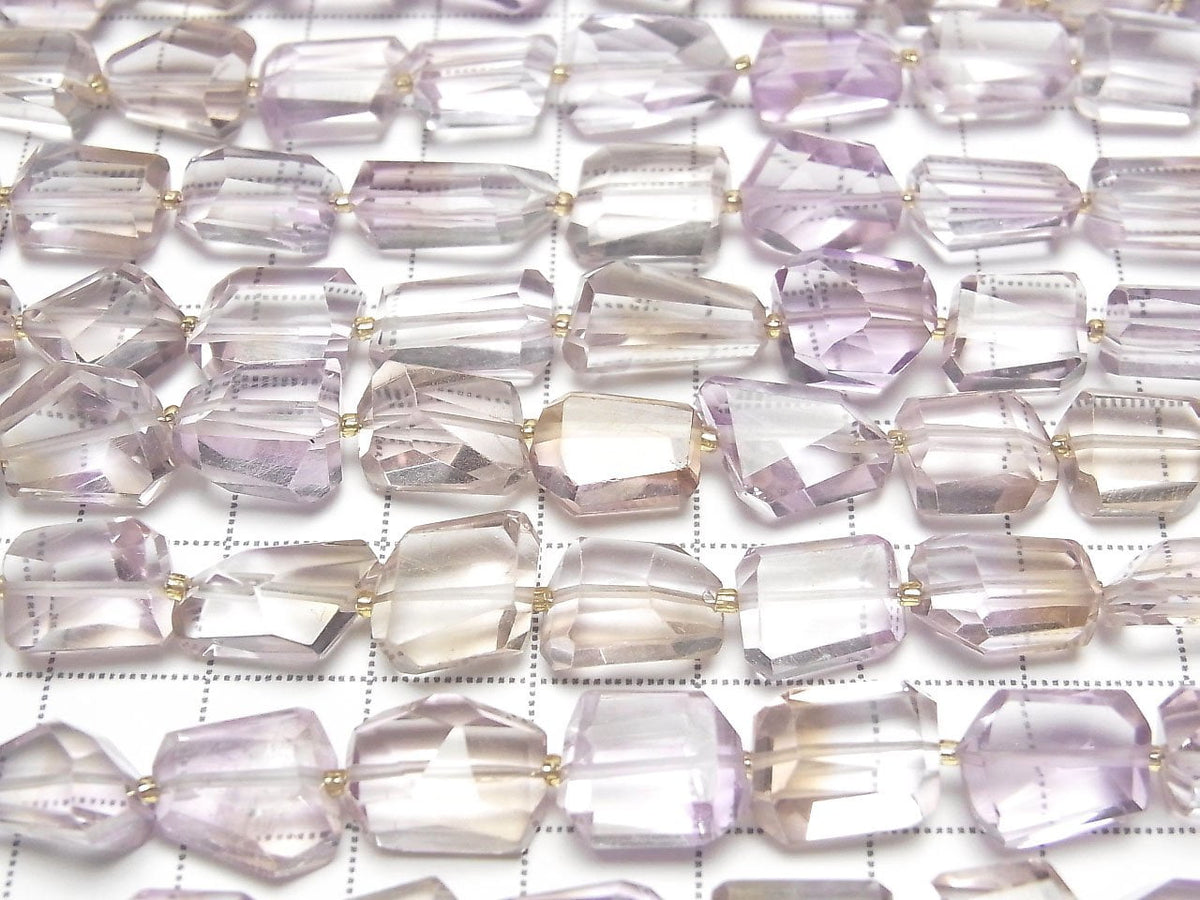 Perles 1 fil de pépites facettées d'Améthrine AAA de haute qualité (env. 7 pouces / 18 cm)