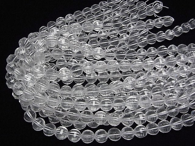Kristall AAA Spiegel facettierte Rund 12 mm halbe oder 1 Strang Perlen (ca. 15 Zoll / 36 cm)