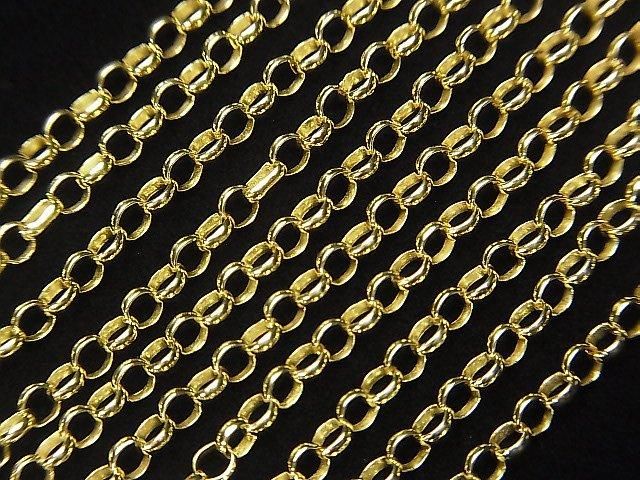 S925 義大利麵包鍊 2.5mm 18KGP 10公分