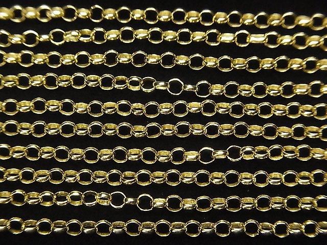 S925 義大利麵包鍊 2.5mm 18KGP 10公分